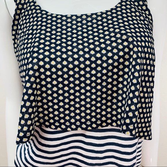 Anthropologie Meadow Rue/Layered Blue White Yellow - Picture 3 of 7